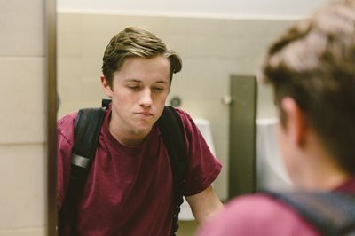 depressed teenager
